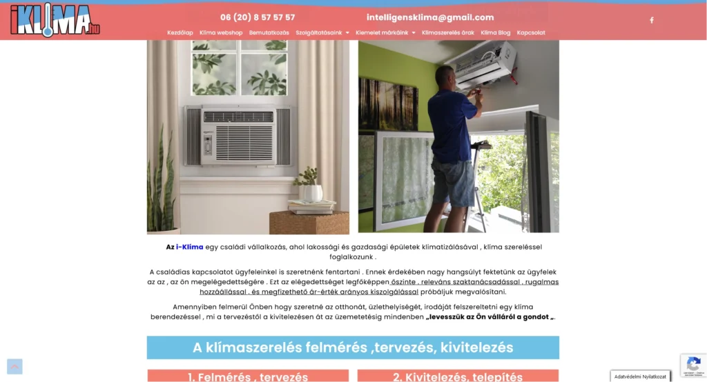 Vállalkozás hivatalos honlapja. Weboldal készítés olcsón, profikkal.