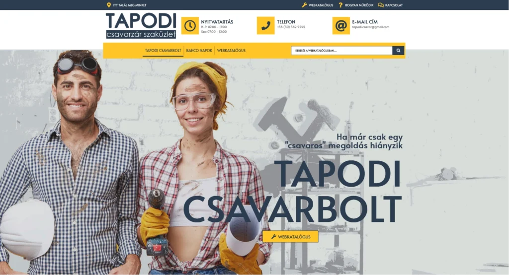 Webshop készítés stabil alapokkal, gyors tárhellyel, biztonságos adminisztrációs felülettel.