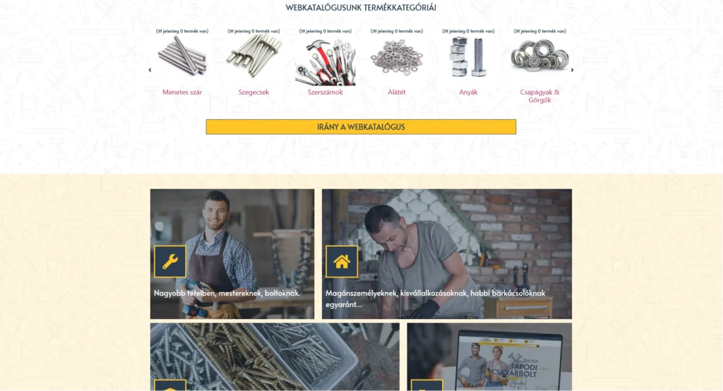 Webshop készítés stabil alapokkal, gyors tárhellyel, biztonságos adminisztrációs felülettel.