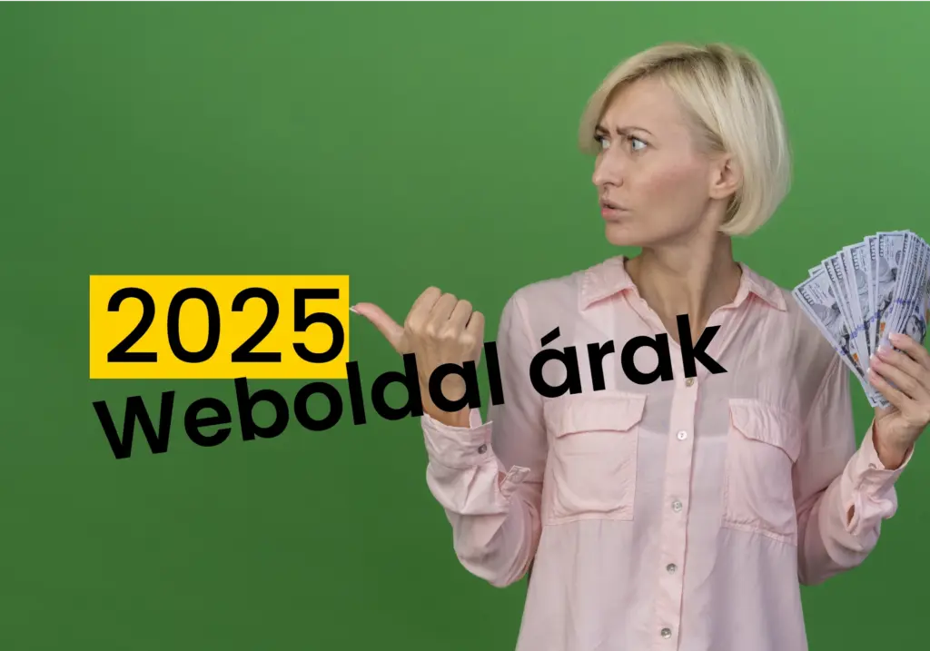 Weboldal árak (honlap árak) alakulása 2025-ben. Mennyibe kerül egy weboldal?